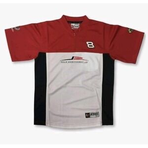 Dale Earnhardt Jr. #8 NASCAR Youth Chase Authentics 1/4 Zip Pit Shirt L NWT VTG